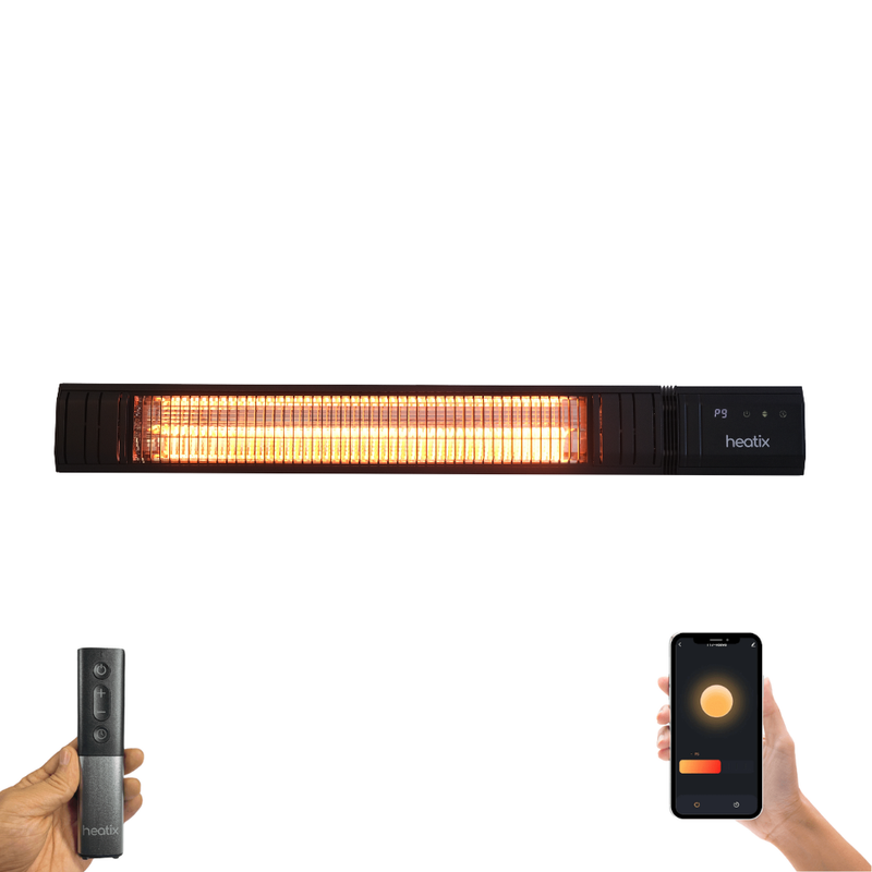 Heatix Smart Carbon Fiber Heater 2500W – Wandmodel Terrasverwarmer