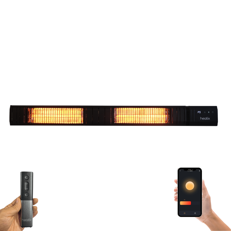 Heatix Smart Carbon Fiber Heater 3000W – Wandmodel Terrasverwarmer