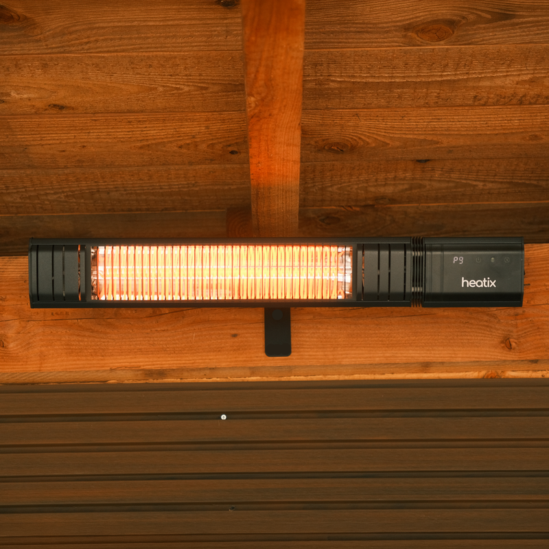 Heatix Smart Carbon Fiber Heater 2000W – Wandmodel Terrasverwarmer