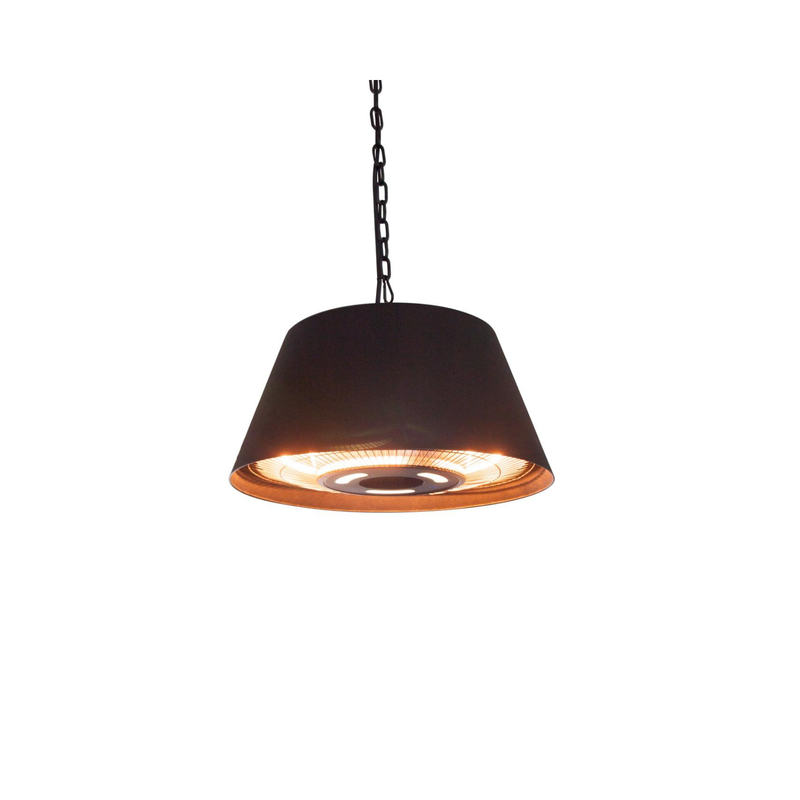 Shade Hangende Terrasverwarmer 2000W met LED - Heatix