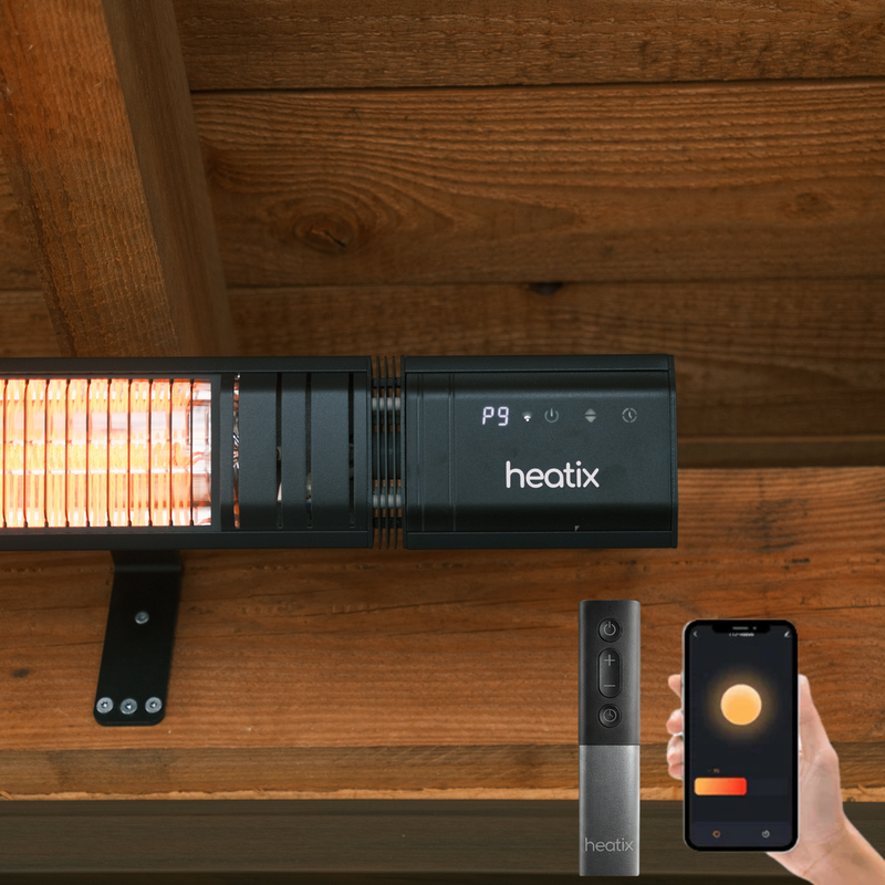 Heatix Smart Carbon Fiber Heater 3000W – Wandmodel Terrasverwarmer