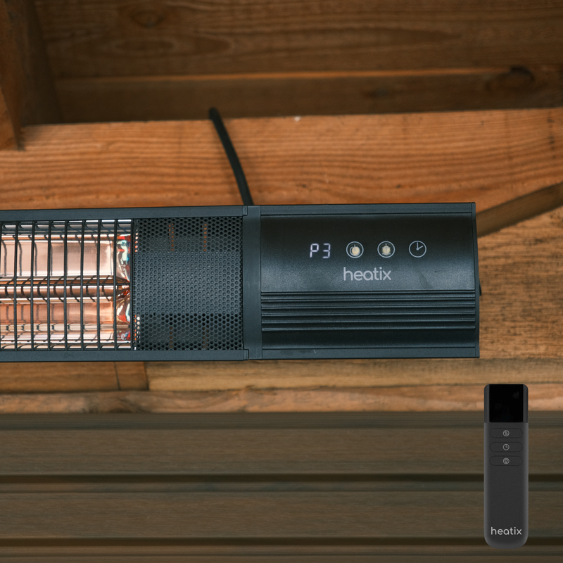 Carbon Rose Gold Heater 2500W – Wandmodel Terrasverwarmer