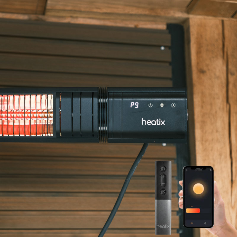 Heatix Staande Golden Shadow Heater (2000W / 2500W)