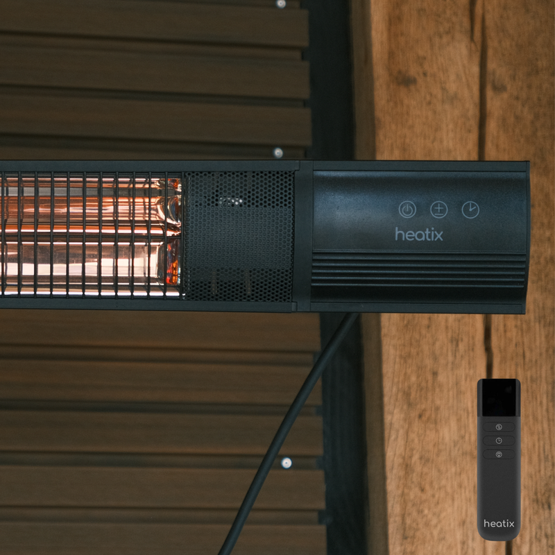 Heatix Staande Carbon Rose Gold Heater (1500W / 2000W / 2500W)