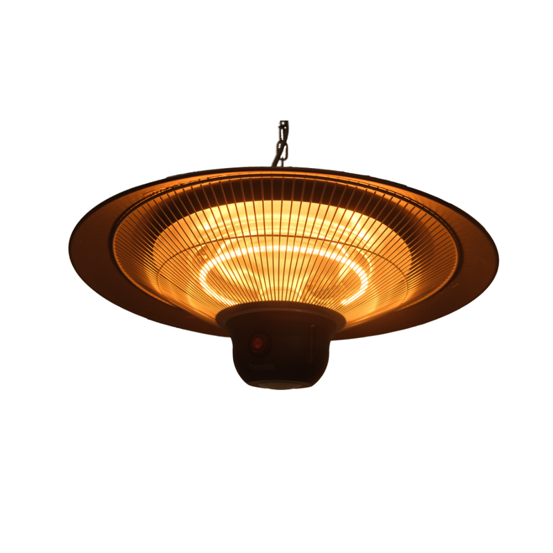 Halo Hangende Terrasverwarmer 2100W met LED - Heatix