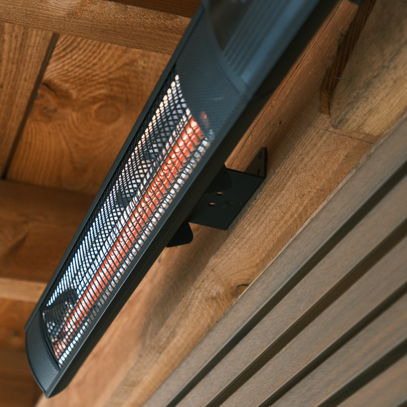 Carbon Rose Gold Heater 1500W – Wandmodel Terrasverwarmer