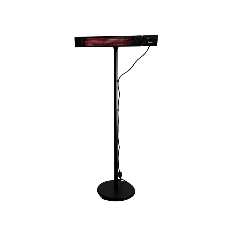Heatix Terrasverwarmer Standaard – Verstelbare Paal Zwart (Universeel)