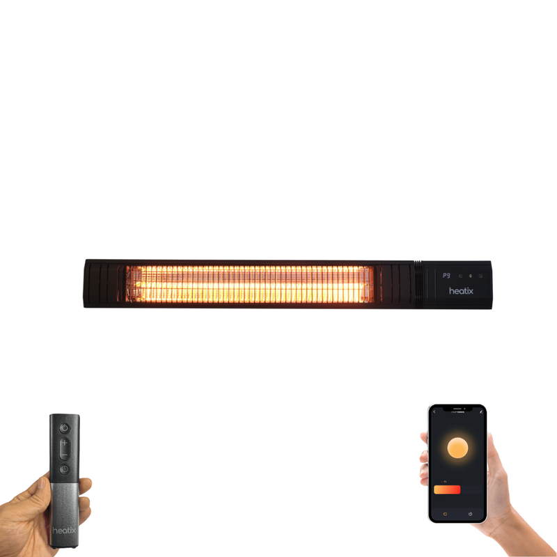 Heatix Smart Carbon Fiber Heater 2000W – Wandmodel Terrasverwarmer